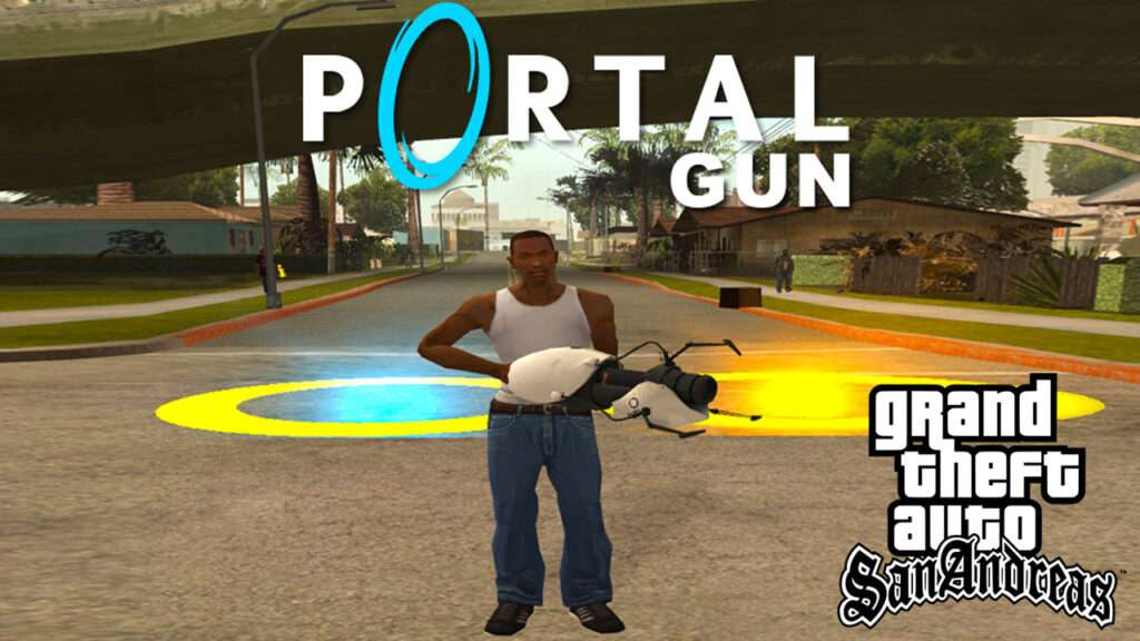 GTA San Andreas Portal Gun Mod