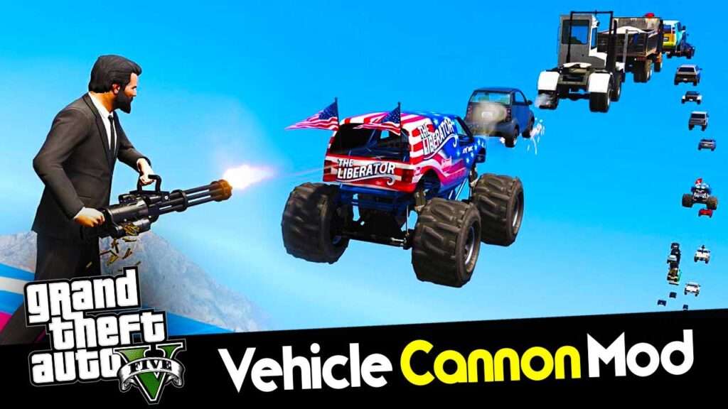 GTA 5 Vehicle Cannon Mod