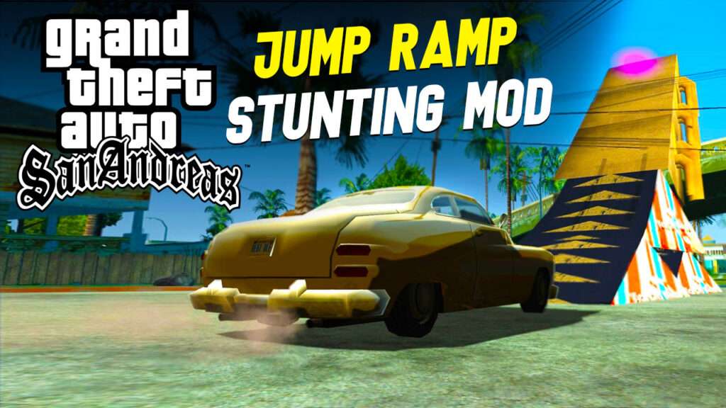 GTA San Andreas Jump Ramp Stunting Mod