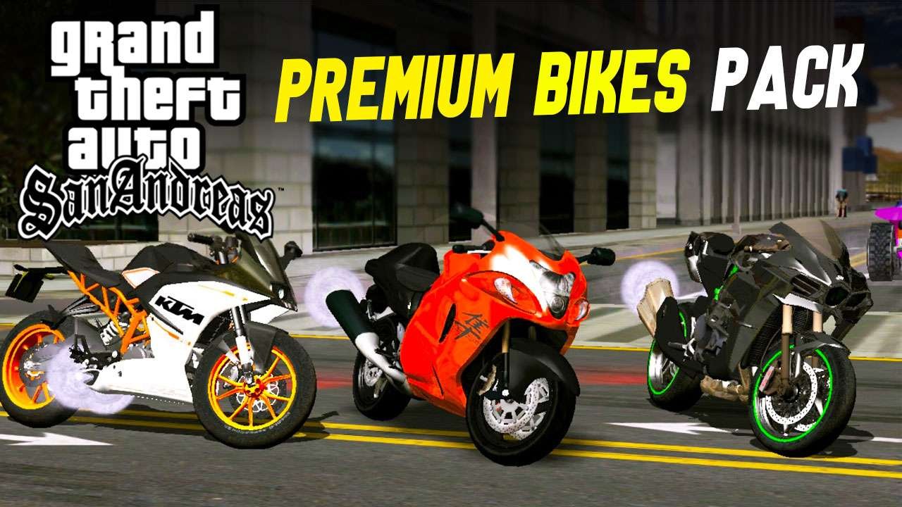 GTA San Andreas Premium Bikes Pack Mod