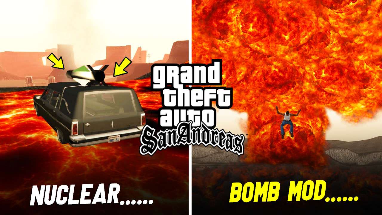 GTA San Andreas Nuclear Bomb Mod