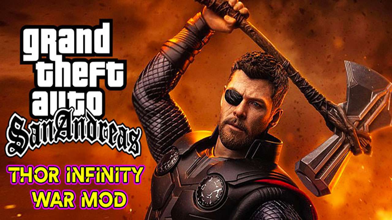 GTA San Andreas Thor Infinity War Mod