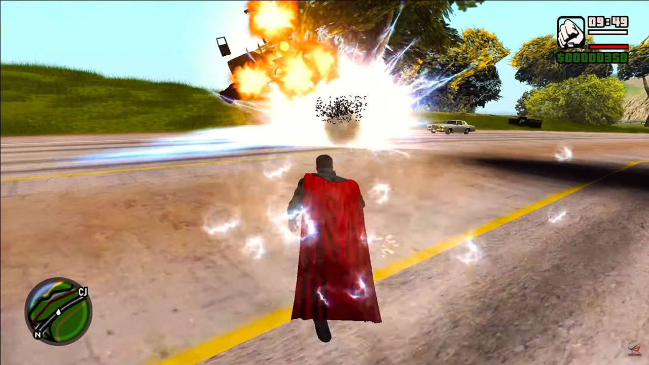 GTA San Andreas Thor Infinity War Mod