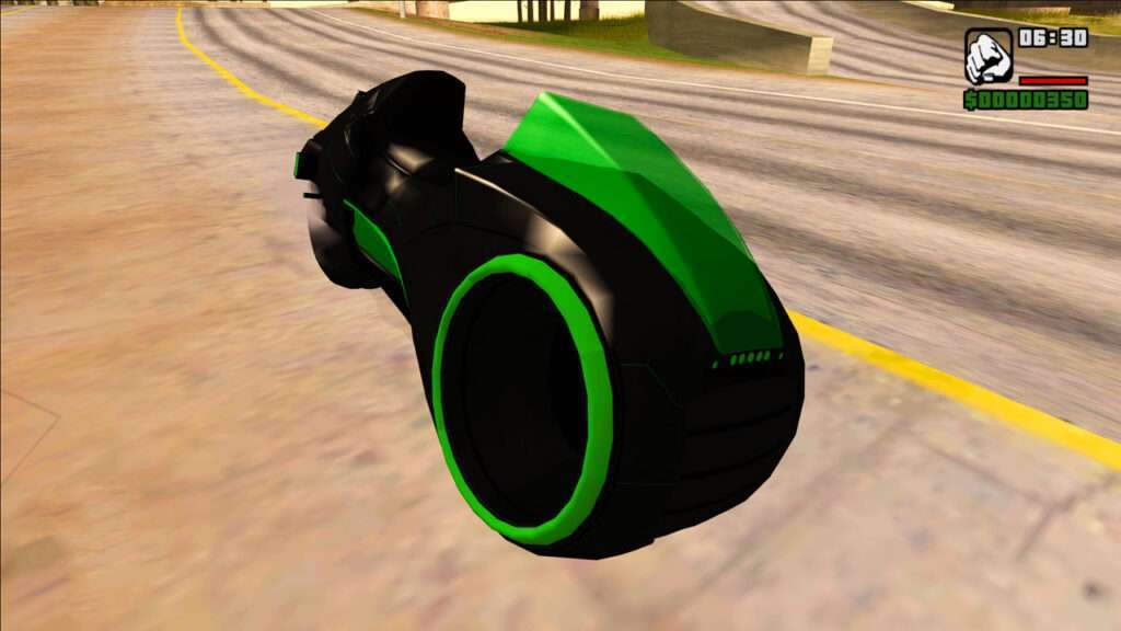 NEW Tron Bike with Tron skin