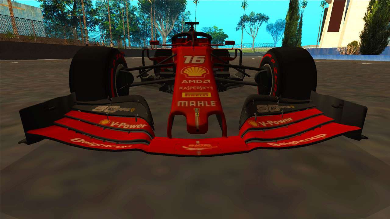 2019-F1-Ferrari-SF90-#16-(Low-Poly)-3