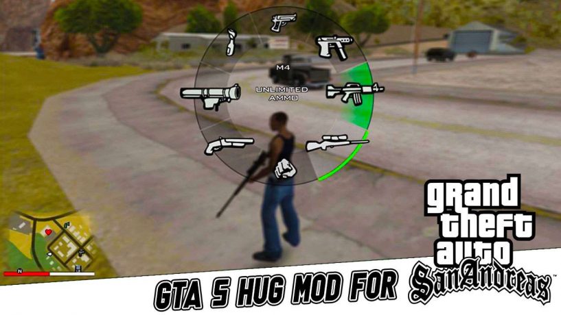 GTA V HUD Mod For GTA San Andreas